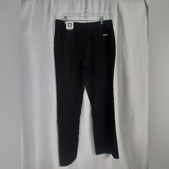 Ann Klein Black Stretch Pants. Size 8. NWT - Picture 2 of 12